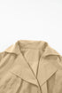 'Sagebloom' Buttoned Long Sleeve Trench Coat - Celes Fashion